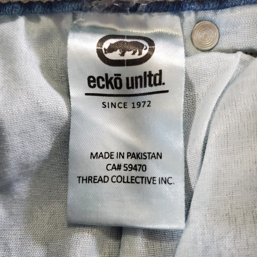 7468 * Ecko Unltd. Skinny Jeans Medium Wash Denim Size 36x30